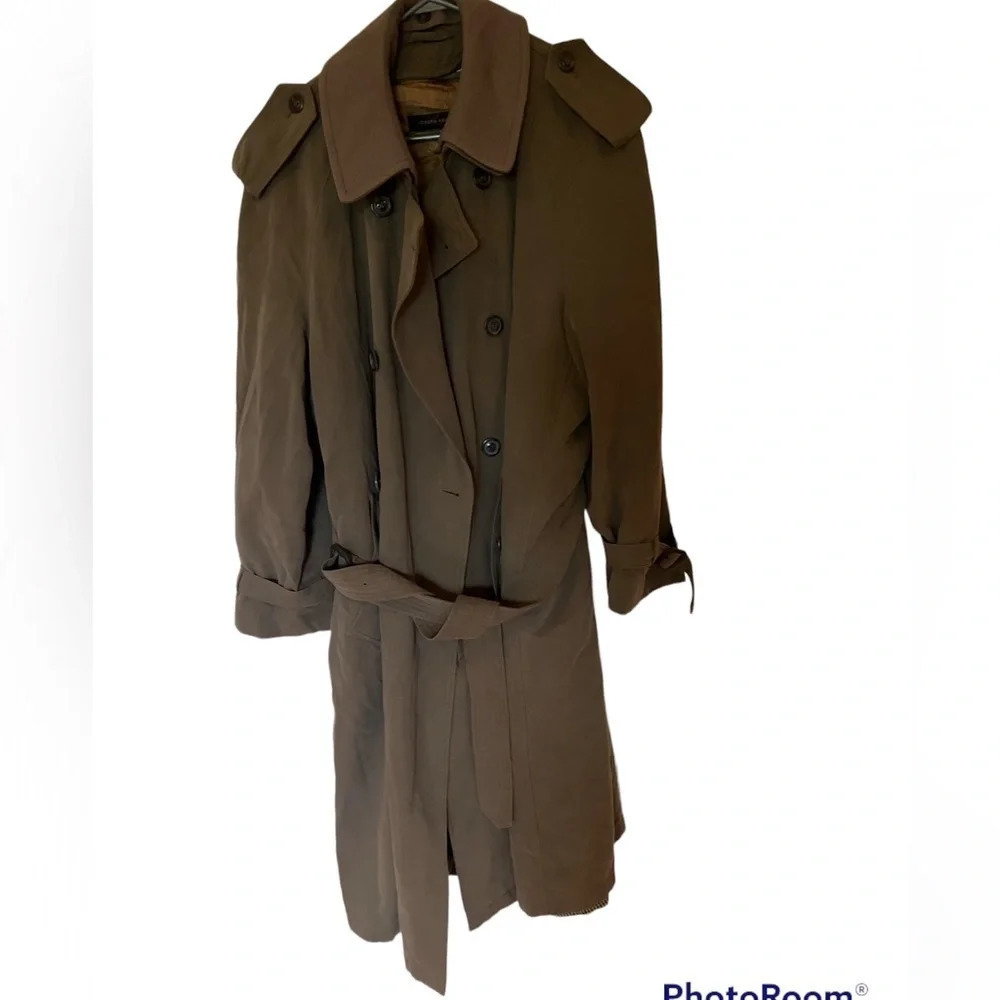 Joseph Abboud wool Men’s Trench Coat Sz 42 S